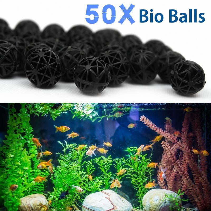 Aquarium Marine - 50Pcs 16mm Aquarium Bio Filter Balls
