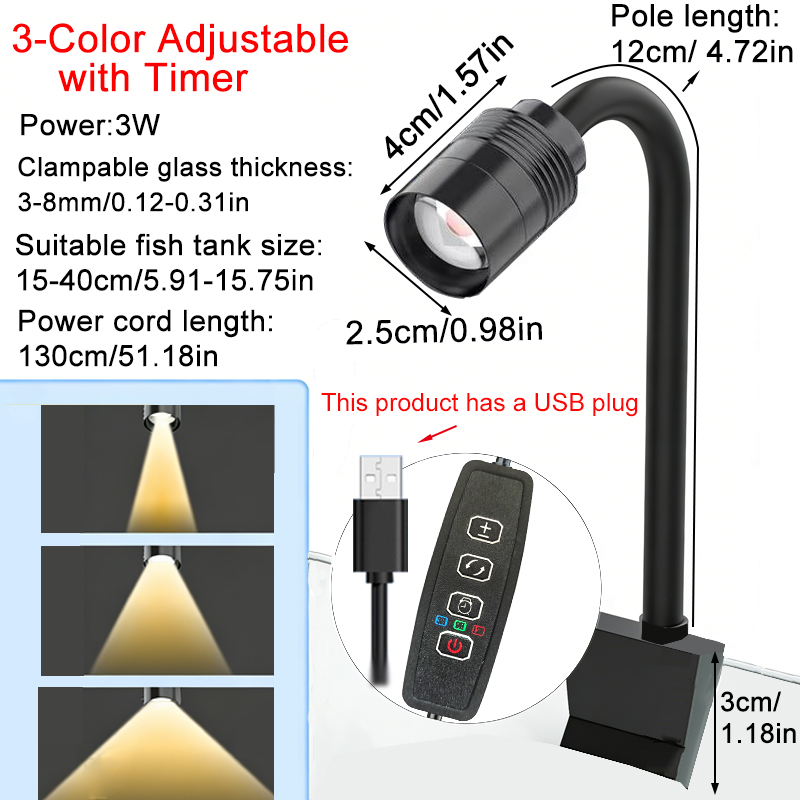 3W South American Aquarium Spo - огляд і ціна Aquarium Marine Lights
