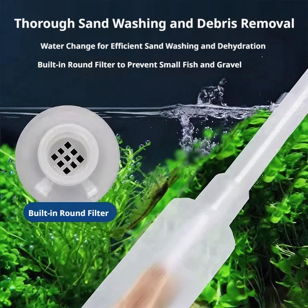 Manual Aquarium Siphon Fish Ta - огляд і ціна Aquarium Marine Sand