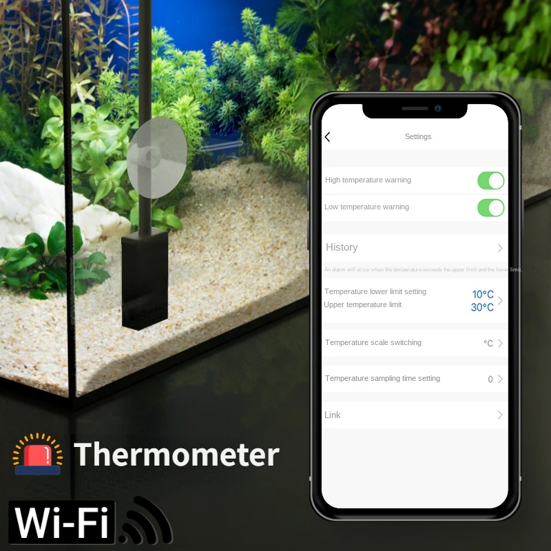 Intelligent fish tank WIFI hig - огляд і ціна Marine Aquarium Hydrometer