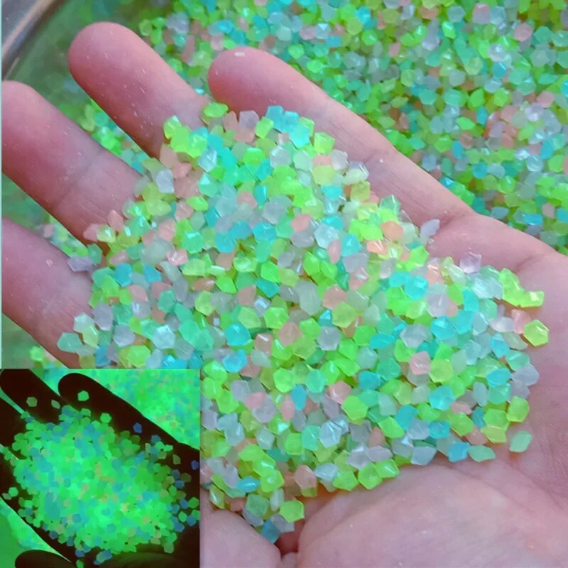 1000pcs 3-5mm Luminous Sand Gl - огляд і ціна Aquarium Marine Sand