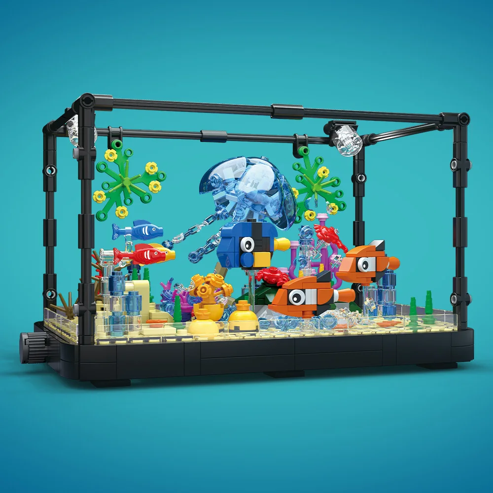 Fish Tank Building Block Set w - огляд і ціна Aquarium Marine Lights