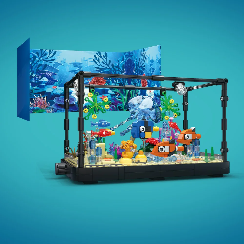 Fish Tank Building Block Set w - огляд і ціна Aquarium Marine Lights
