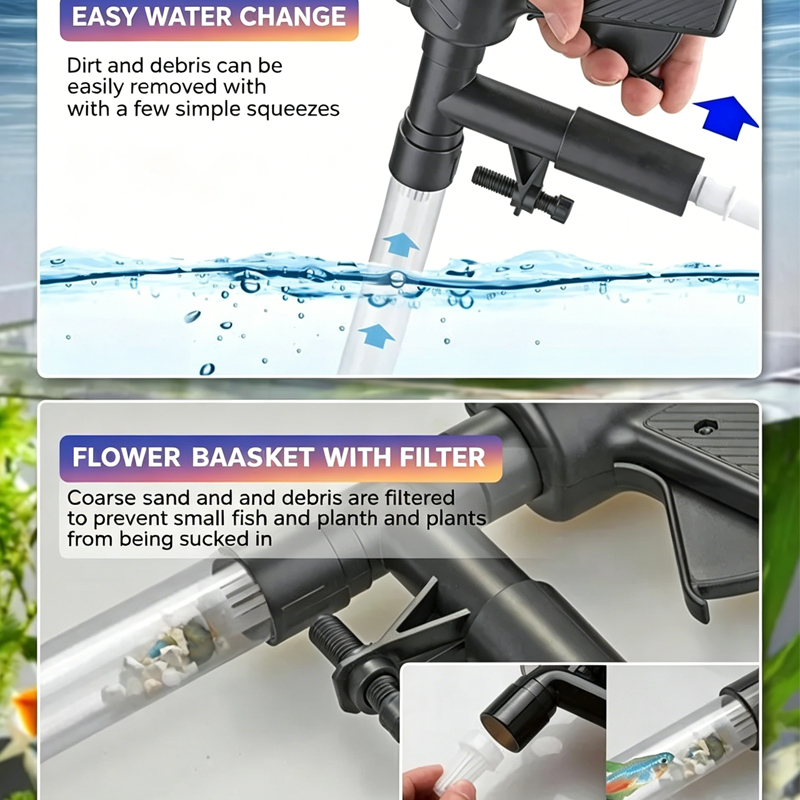 Aquarium Fish Tank Water Chang - огляд і ціна Aquarium Marine Sand