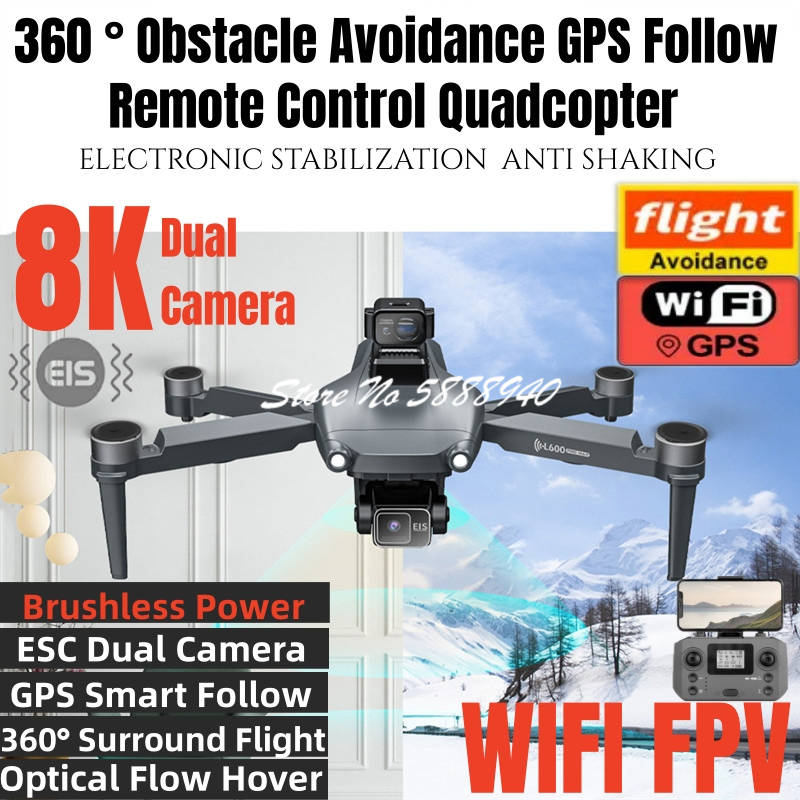 360 ° Obstacle Avoidance GPS S - огляд і ціна Overflow Box Dual