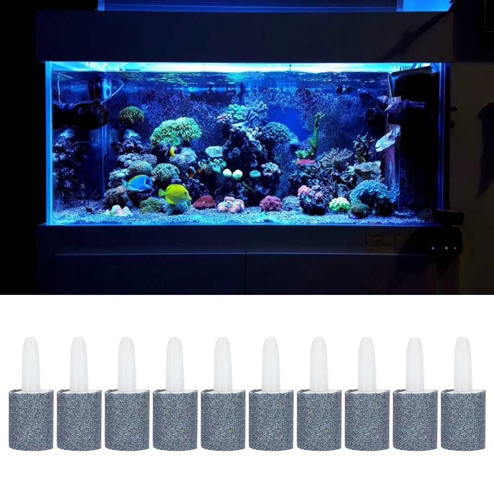 10PCS Set Cylinder Shape Aquar - огляд і ціна Aquarium Marine Sand